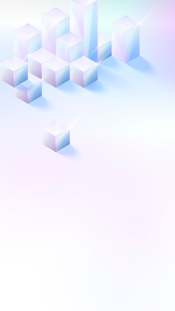 Vector thiết kế trừu tượng hình khối 3D