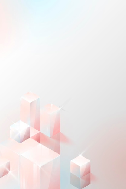 Vector thiết kế trừu tượng hình khối 3D