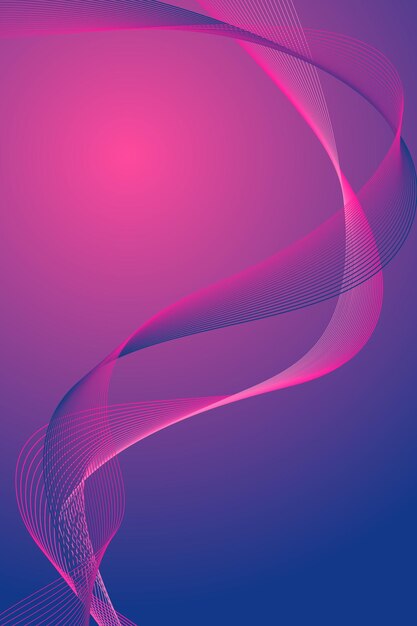vertical abstract red and blue background with abstract waves