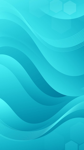 Vertical wave gradients for eye catching designs