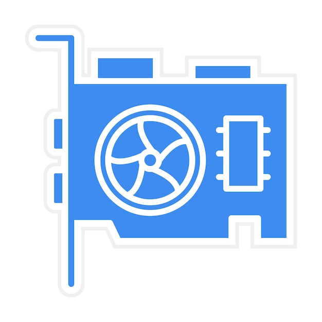 Vga Card icon vector image Can be used for Technology