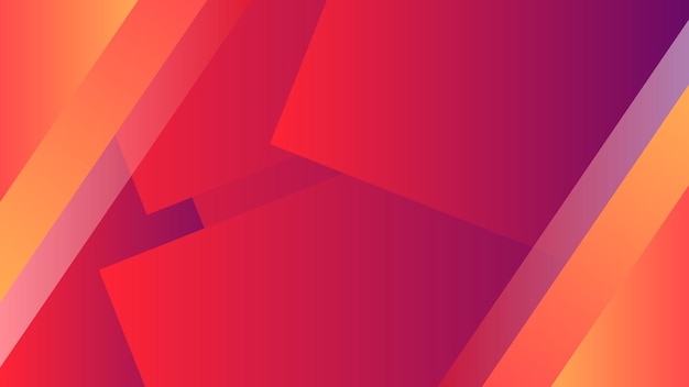 Vibrant Abstract Geometric Background With Bold Red And Orange Colors