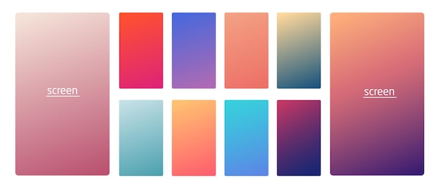 Vibrant and smooth gradient soft colors for devices pc s and modern smartphone screen backgrounds