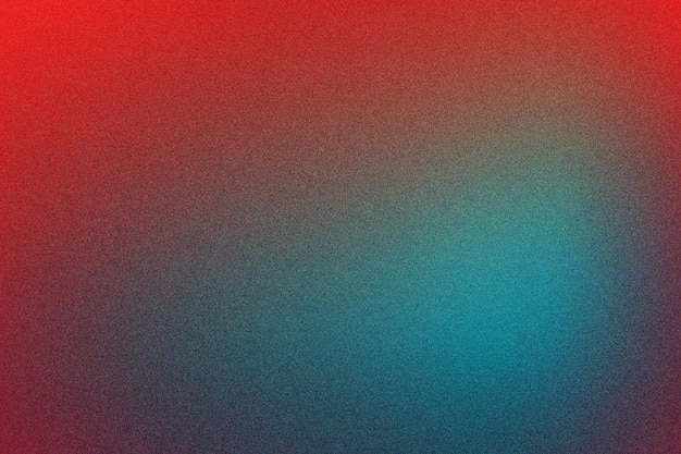 Vibrant Red Brown and Teal Gradient Grainy Texture Background