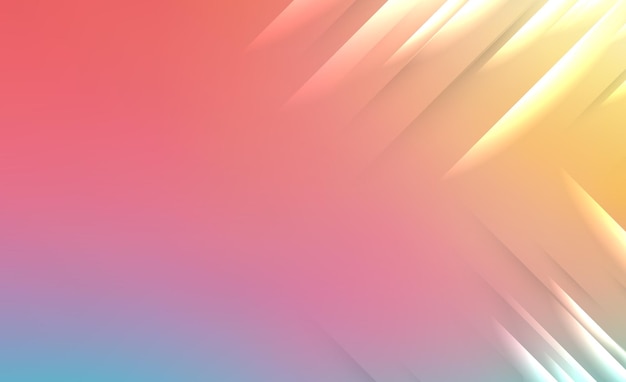 vibrant summer vector gradient abstract background