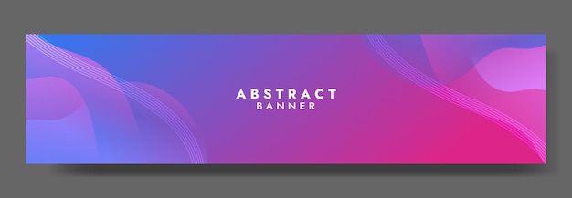 Vibrant wave gradient templates for dynamic banners
