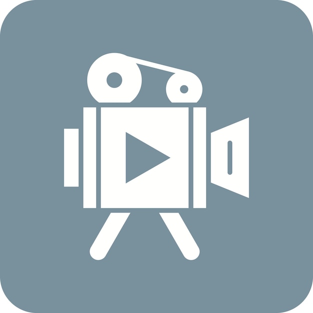 video camera icon vector image can be used for news and media