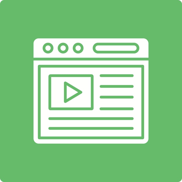 Video Content Icon