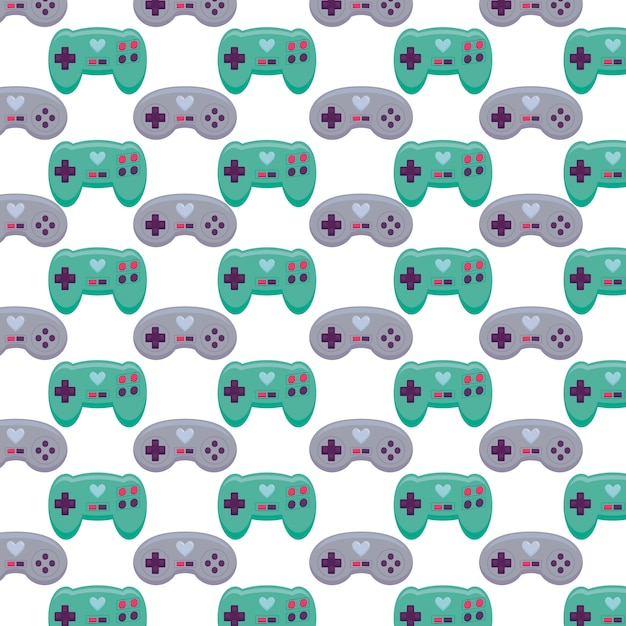 Video game controls pattern icon 