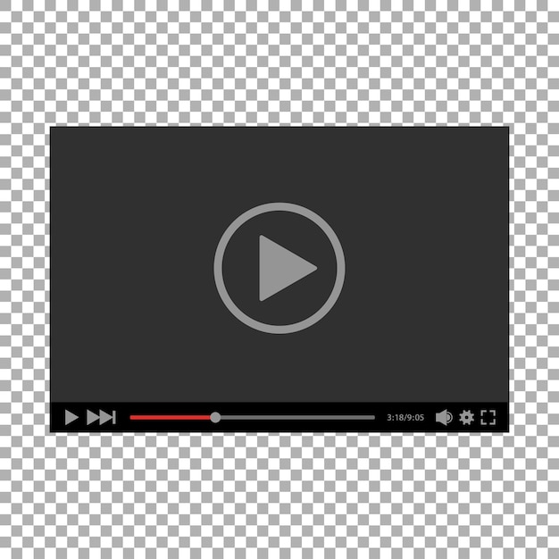 Video player for web vector