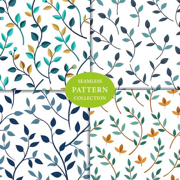vintage Branches Seamless Pattern Background design