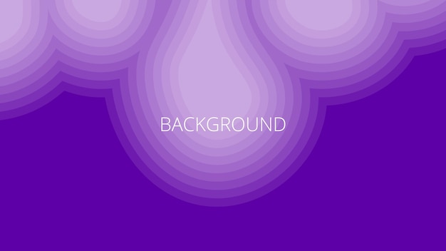 Violet abstract background with wavy pattern and gradient shades dynamic curve shapes