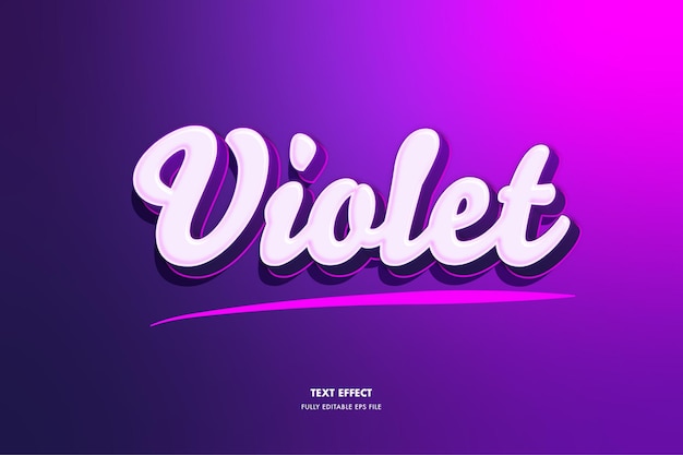 violet tex effect