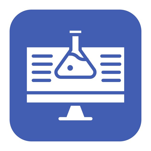Virtual Lab icon vector image Can be used for Lab