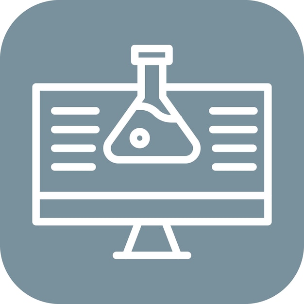 Virtual Lab icon vector image Can be used for Lab