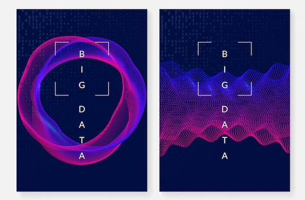 Visualization cover design. Technology for big data