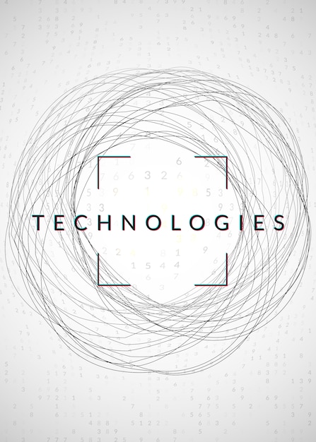 Visualization of circular background.