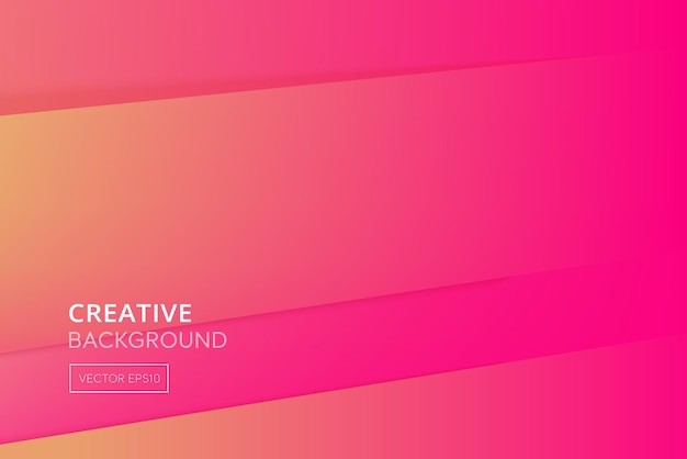 VIvid colorful abstract pink background with gradient orange stripes