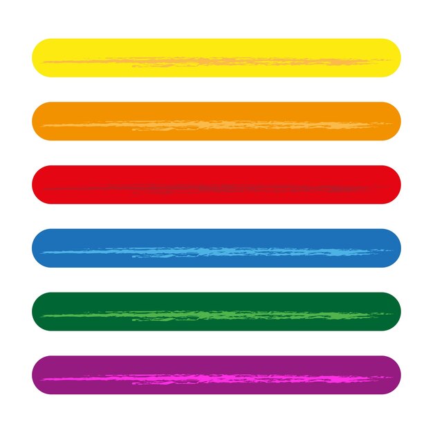 Vivid grunge stripes Artistic spectrum Vector illustration EPS 10