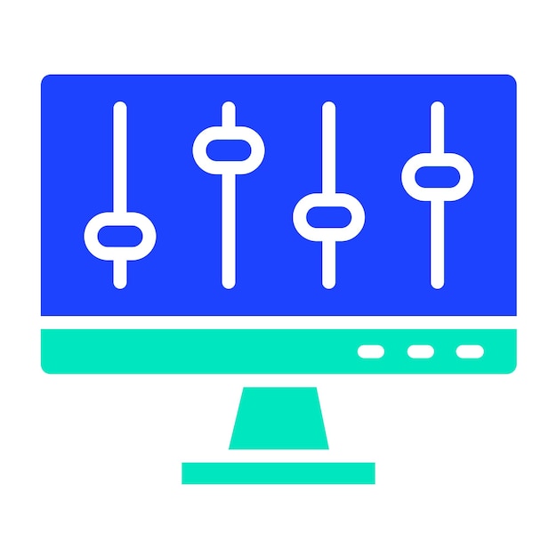 Volume control Vector Icon Design Illustration