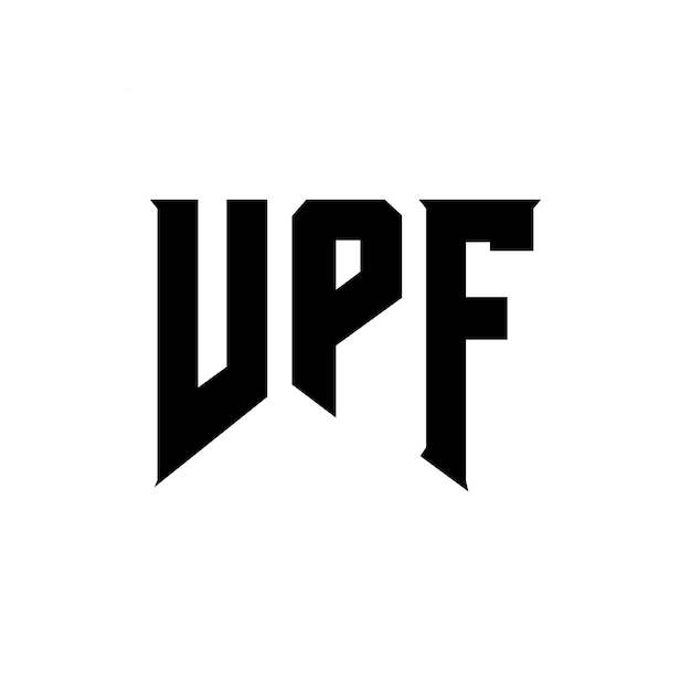 VPF letter logo design for technology company VPF logo design black and white color combination VPF logo VPF vector VPF design VPF icon VPF alphabet VPF typography logo design