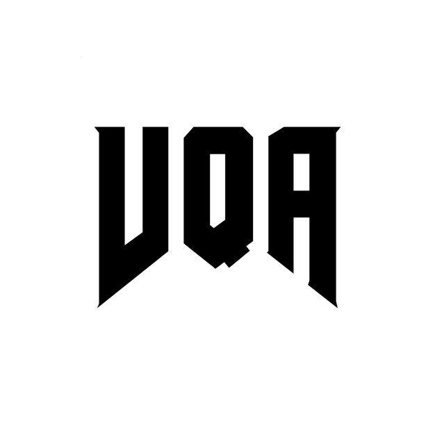 VQA letter logo design for technology company VQA logo design black and white color combination VQA logo VQA vector VQA design VQA icon VQA alphabet VQA typography logo design