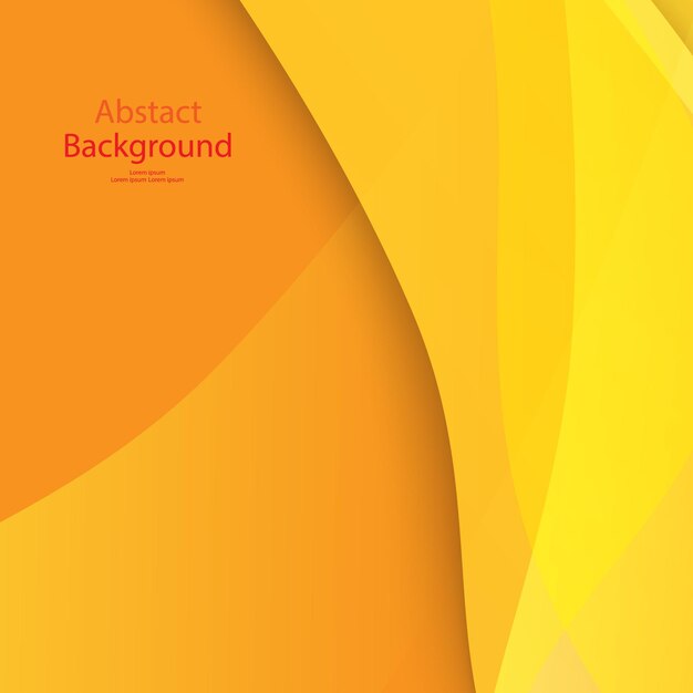 Warm and orange color background abstract art vector