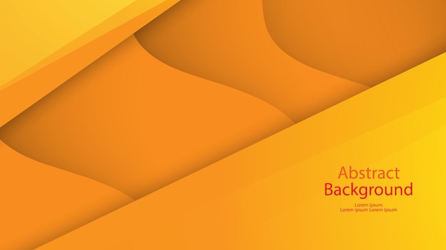 Warm and orange color background abstract art vector