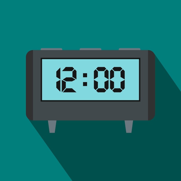 Watch icon in flat style for any design