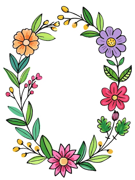 water color frame vector graphics illustration EPS source file format lossless scaling icon design