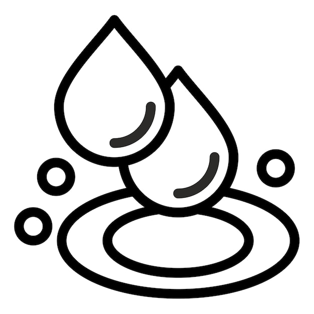 Water Droplet Vector Illustration