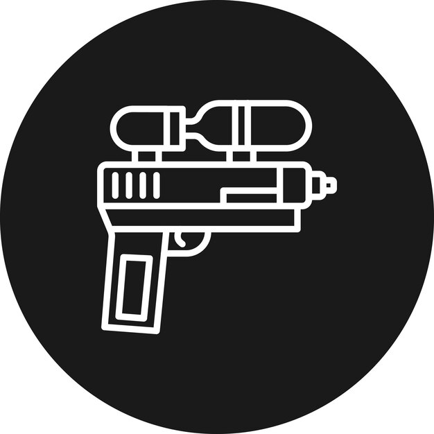 Water Gun vector icon Can be used for Summer iconset