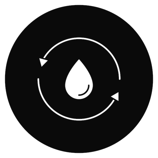 Water Recycle icon vector image Can be used for Ecology