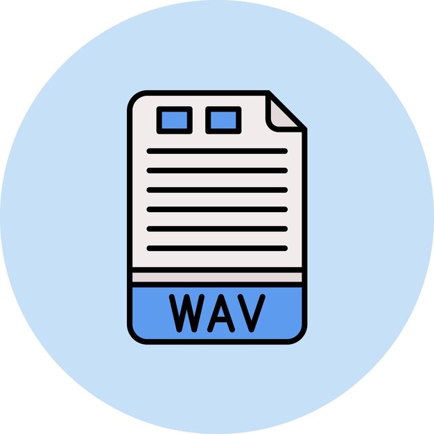 WAV Flat Illustration