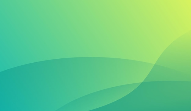 Wave green background abstract colorful