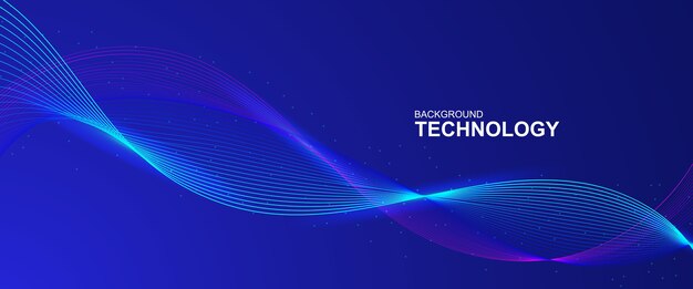 wave line background with smooth shape.