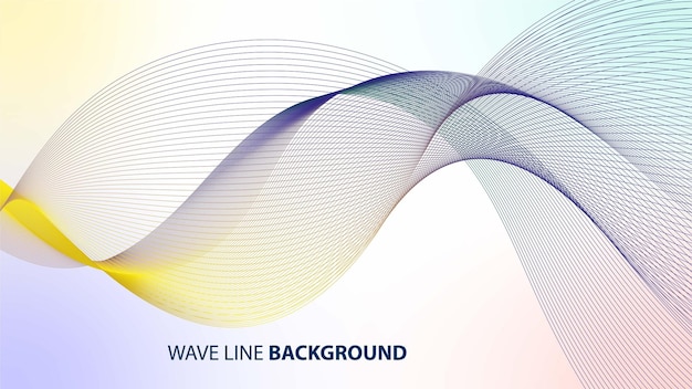 Wave Line Background