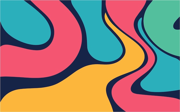 wave style background design