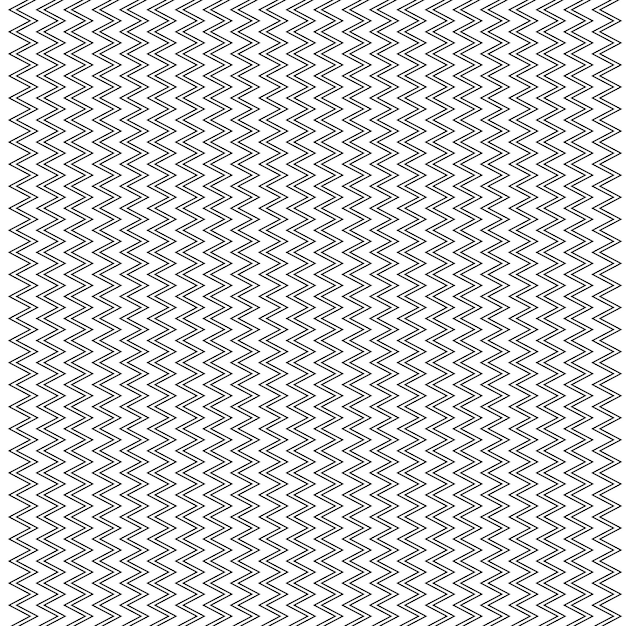 Wave zigzag lines pattern Black wavy line on white background Texture vector illustration
