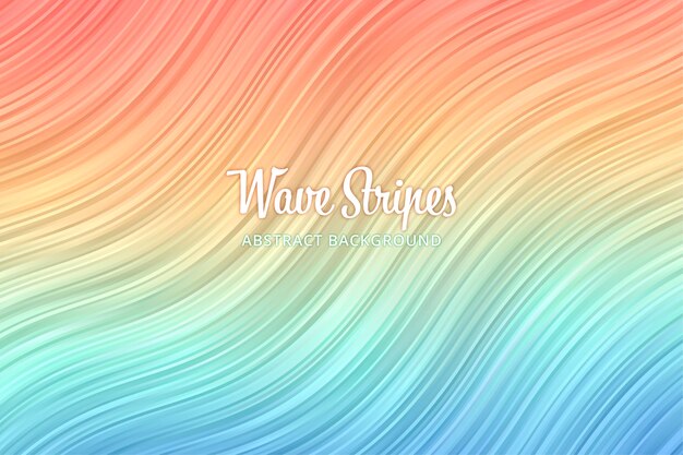 Waving stripe pattern abstract background. colorful line wave banner wallpaper.