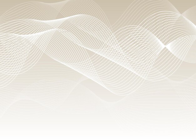 Wavy abstract backgroundwhitebrown