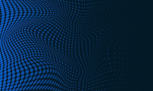 wavy abstract dots pattern background