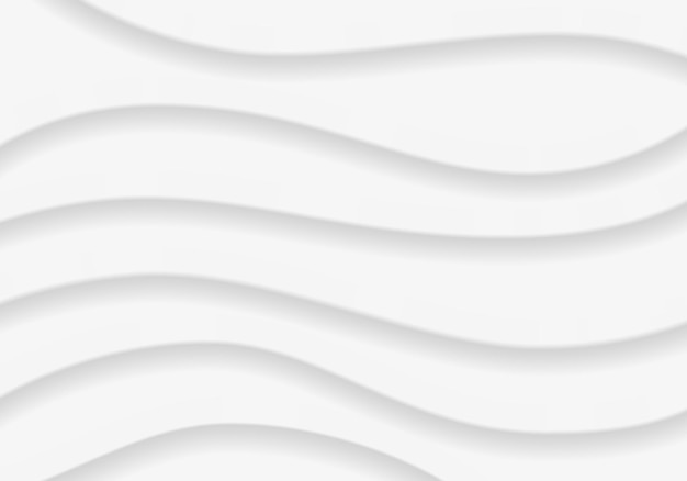 Wavy background, gray abstract pattern Design template Vector illustration
