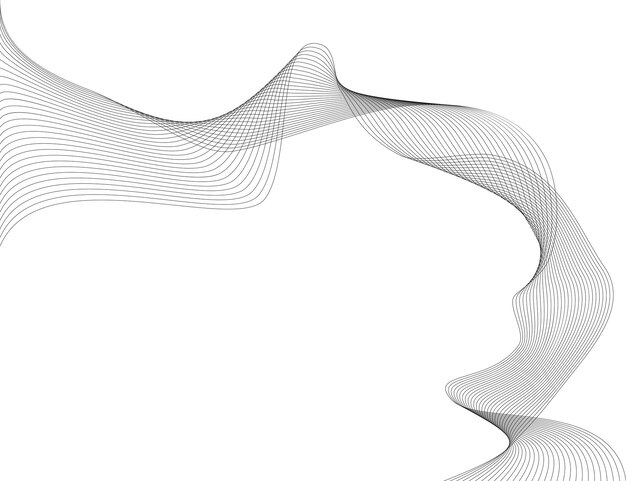 wavy lines form spiral ribbon design element effect 3d30