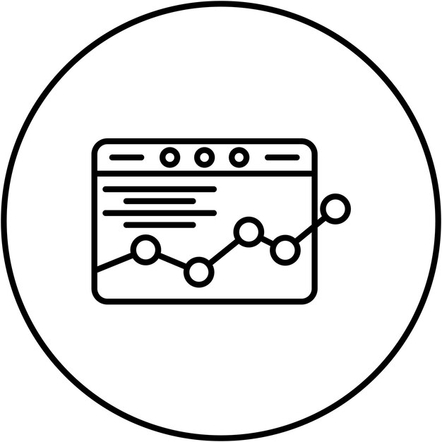 Web Analytics icon vector image Can be used for UX and UI