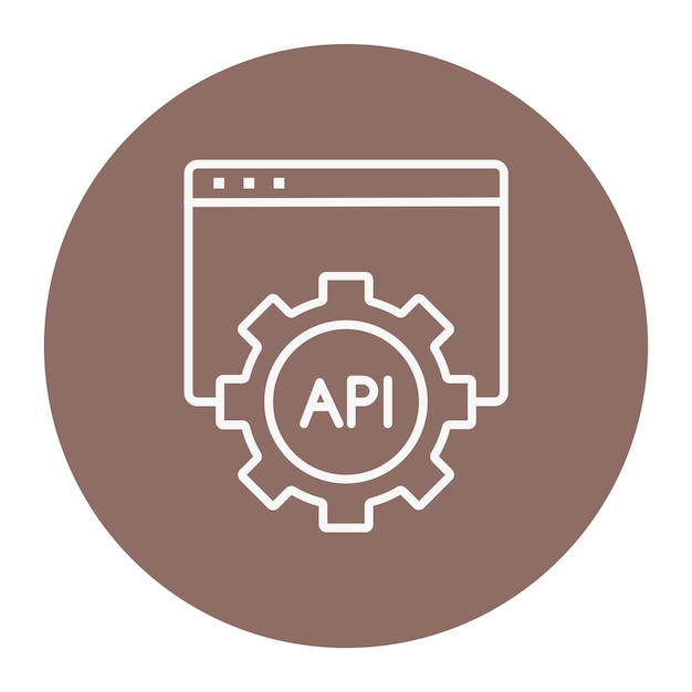 Web API Vector Illustration