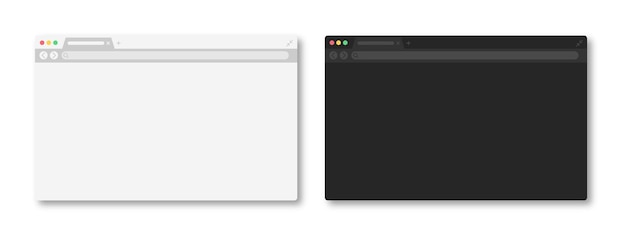 Web browser interface vector