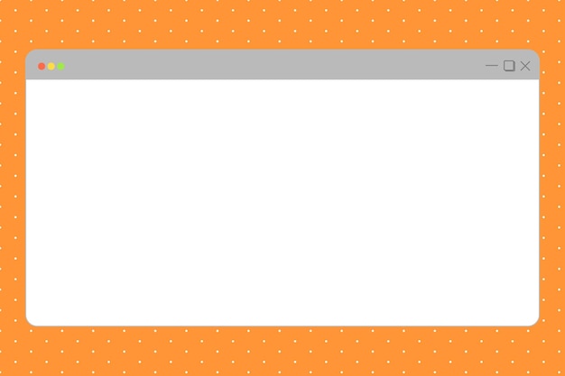 web browser window with tab toolbar and search field Modern website internet page in flat style