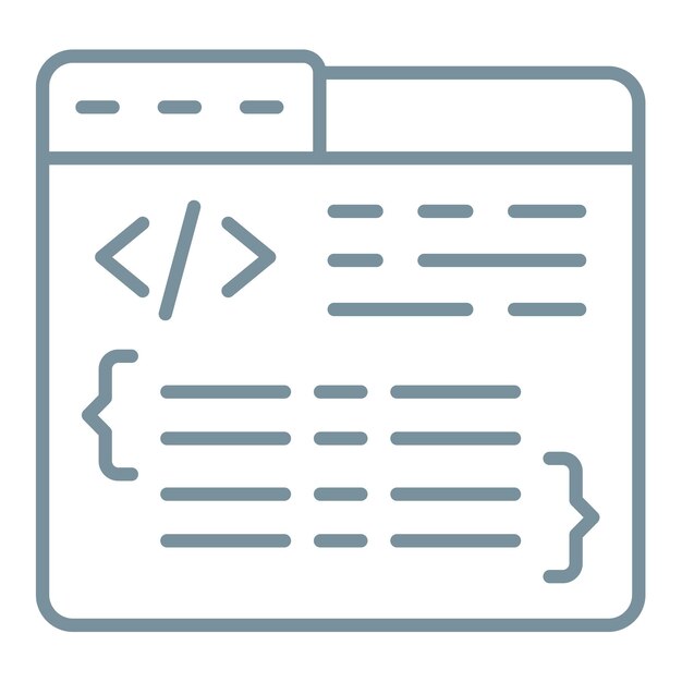 Web Coding Icon