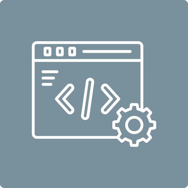 Web Coding Icon